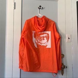 Obey Orange Windbreaker